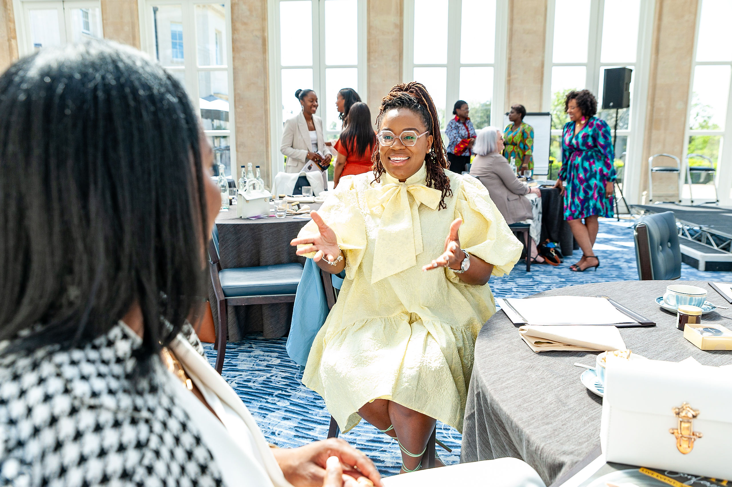 Sheree-Ann with attendees